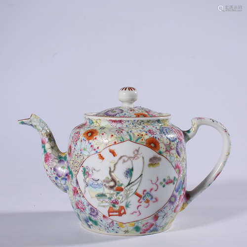 Pink teapot