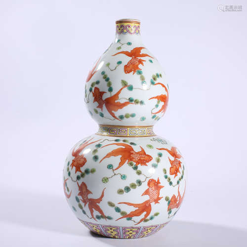 Pastel gourd bottle