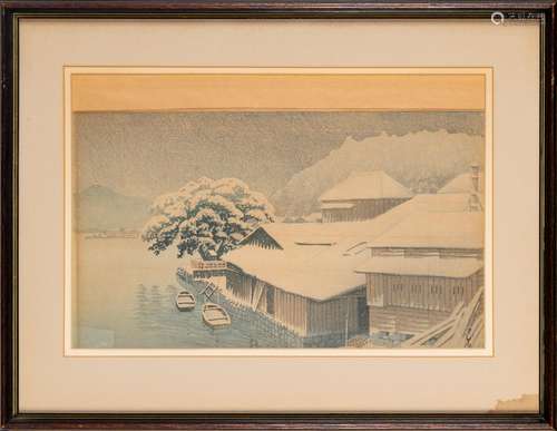 A Japanese Shin Hanga Print by Hasui Kawase