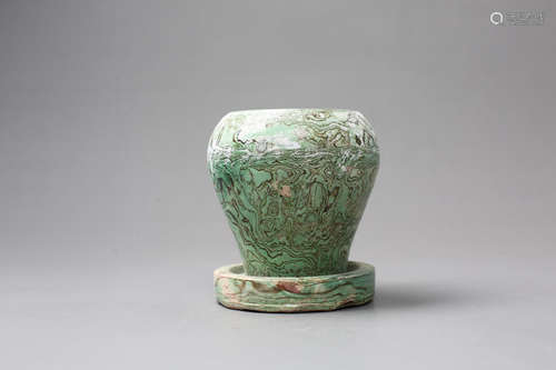 Green Glazed Pot