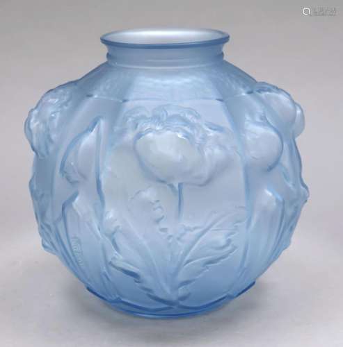 Art Deco spherical vase, France, c. 1