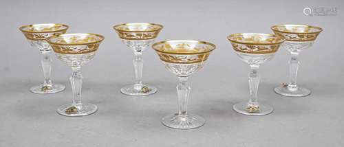 Six liqueur bowls, Josephinenhütte, S