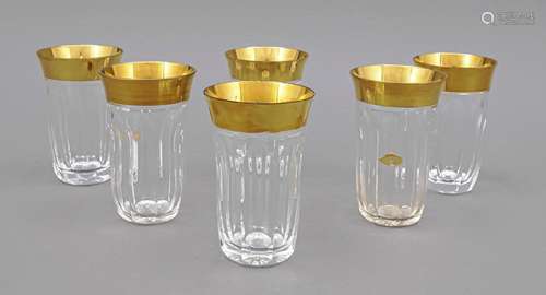 Six water glasses, Josephinenhütte, S