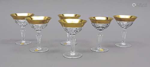 Six liqueur bowls, Josephinenhütte, S