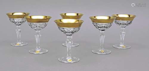 Six liqueur bowls, Josephinenhütte, S