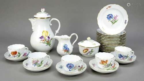 Coffee set for 13 persons, 42 pieces,