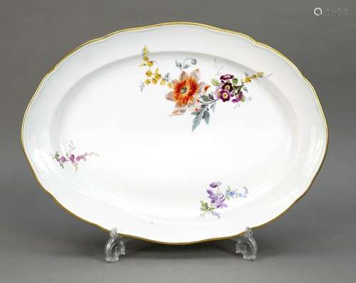 Large roast plate, Meissen, Knauff-Sc