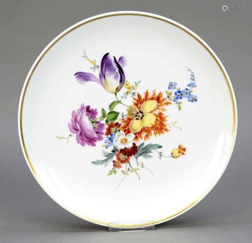 Wall plate, Meissen, brand 1950s, 2nd