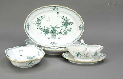 Four serving pieces Meissen, 2nd half