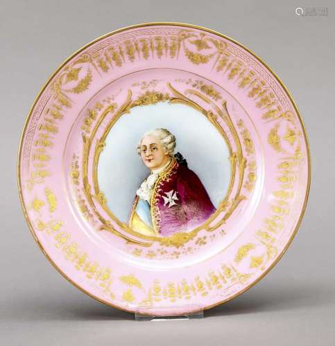 Picture plate, Sevres, France, 1846,