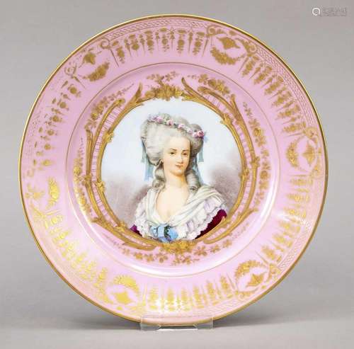 Picture plate, Sevres, France, 1846,