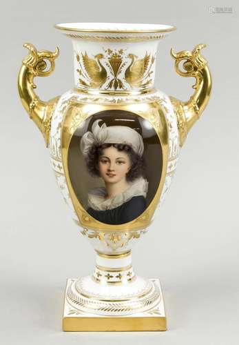 Vase, Volkstedt, Thuringia, around 19