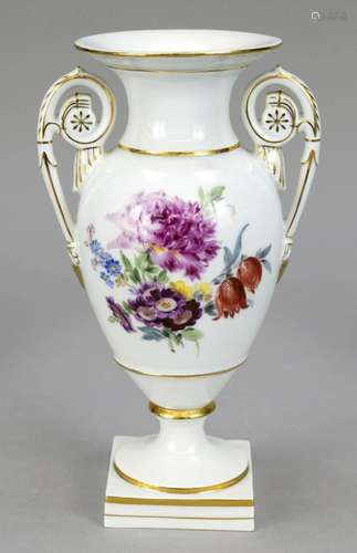 Amphora vase, Meissen, mark 1850-1924