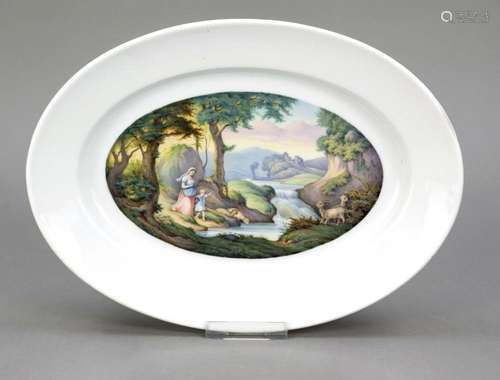 Oval plate, Meissen, mark after 1934,