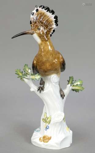 Hoopoe, Meissen, mark after 1934, dep