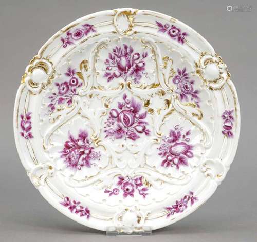 Meissen ceremonial plate, 19th centur