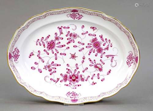 Oval platter, Meissen, c. 1980, 1st c