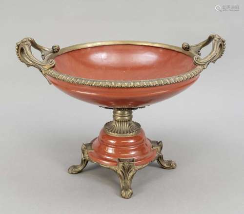 Centerpiece, late 20th c., round bowl