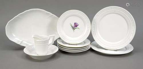 Set of 10 pieces, KPM Berlin, 20th c.