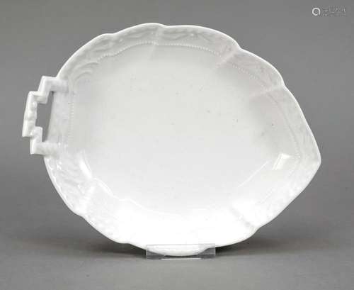 Leaf bowl, KPM Berlin, mark 1962-92,