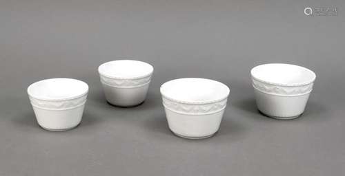 Four bowls, KPM Berlin, mark 1962-92,