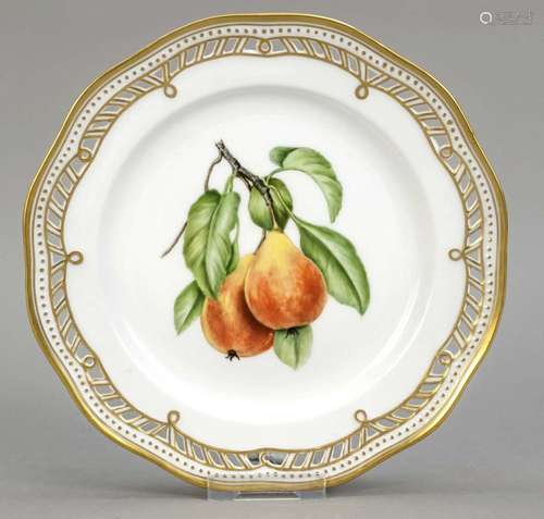 Fruit plate, Royal Copenhagen, Denmar