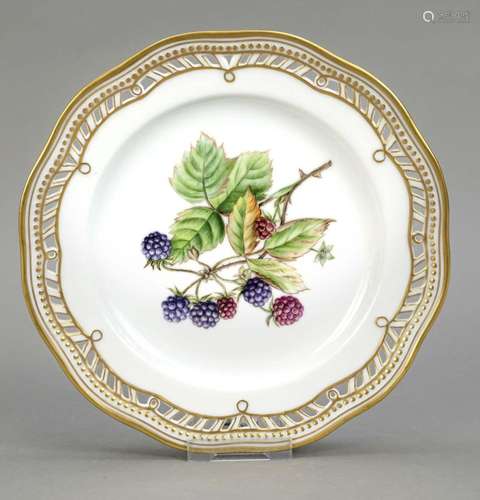 Fruit plate, Royal Copenhagen, Denmar