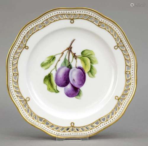 Fruit plate, Royal Copenhagen, Denmar