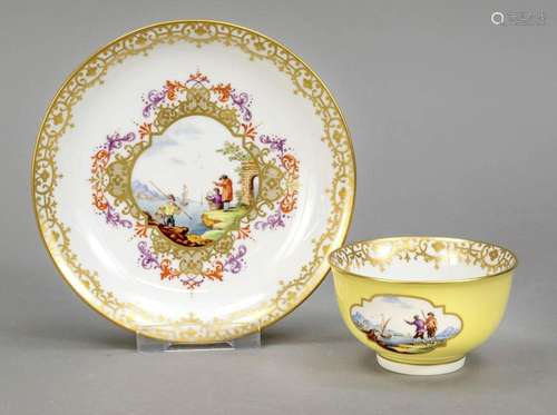 Cup with saucer, Meissen, after 1970