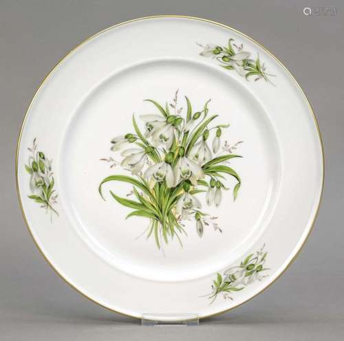 Meissen flat plate, 21st century, 1st