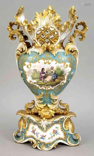 Historicist vase, Jacob Petit, France