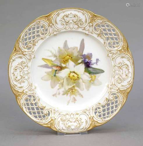 Dessert plate, KPM Berlin, early 20th