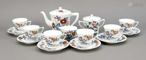 Tea set for 6 persons, 15 pieces, Jap