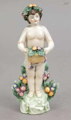 Putto with flower basket, Bock- Walle