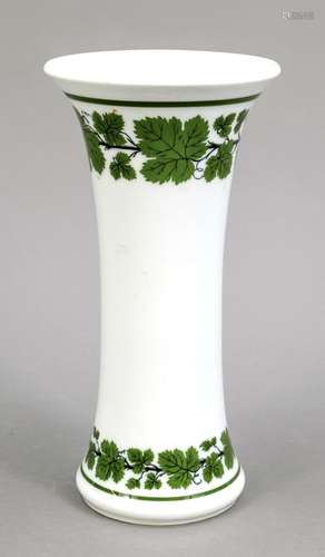 Rod vase, Meissen, mark after 1934, 1