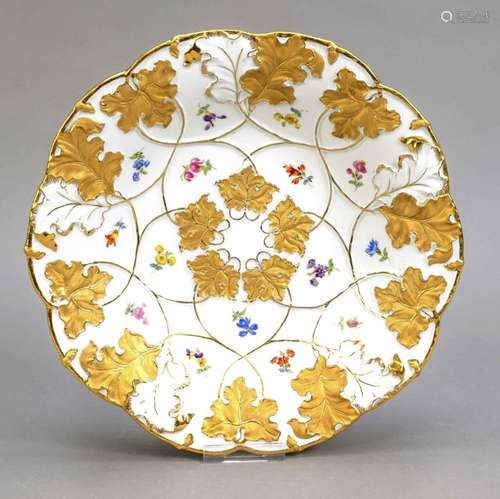 Showpiece plate, Meissen, 1950s, 2nd