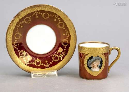 Demitasse with saucer, Tirschenreuth