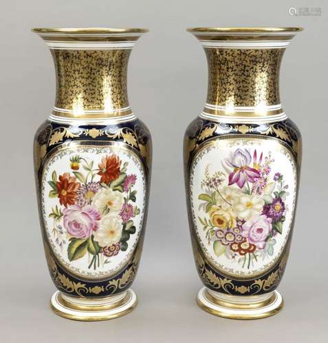 Pair of floor vases, De Valentines, F