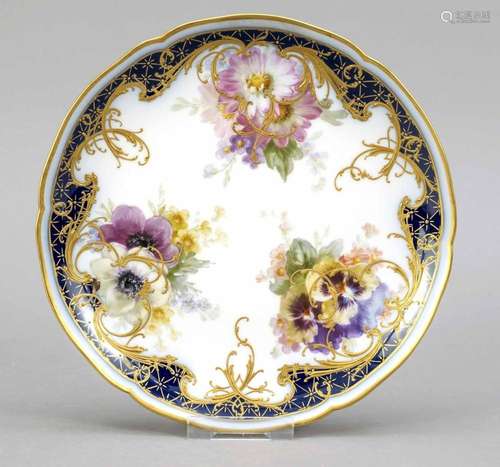 Splendor plate, KPM Berlin, mark 1870