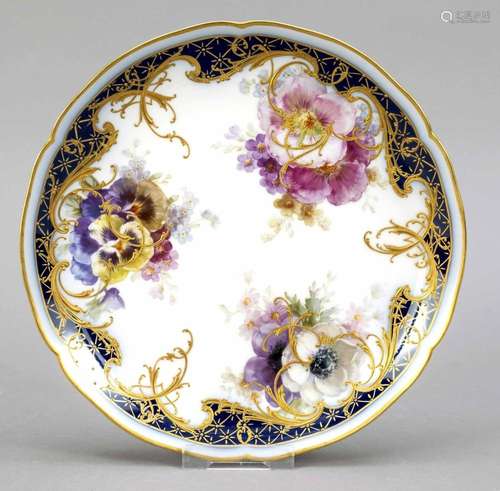 Splendor plate, KPM Berlin, mark 1870