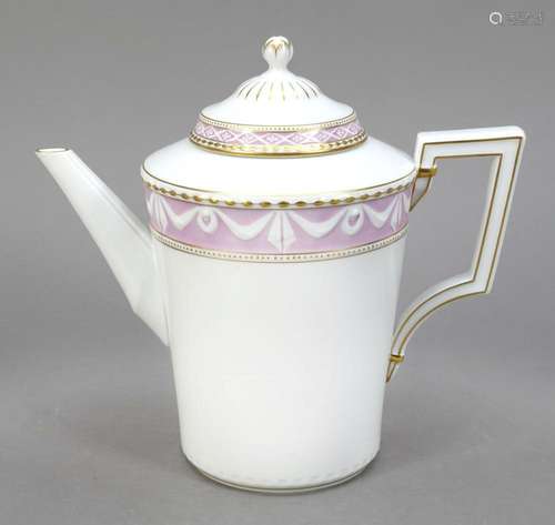 Coffee pot, KPM Berlin, mark 1962-92,