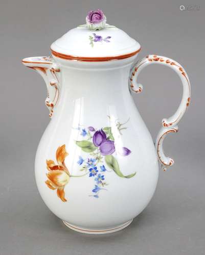 Coffee pot, Meissen, 20th century, de