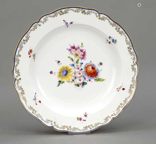 Large round bowl, KPM, mark 1870-1945