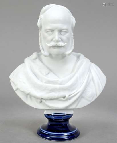 Bust of Emperor Wilhelm I, KPM Berlin