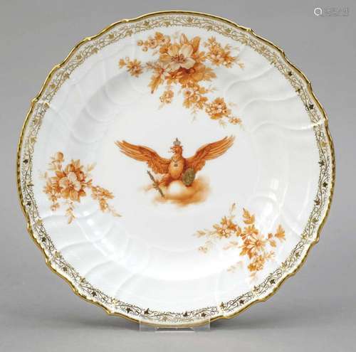 Plate from the service for King Umber