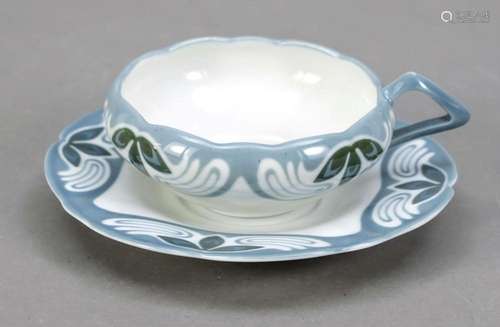 Cup with saucer, Meissen, mark 1850-1