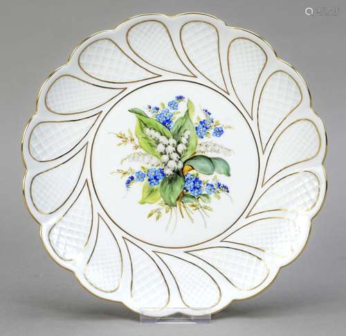 Splendor plate, Meissen, end of 20th