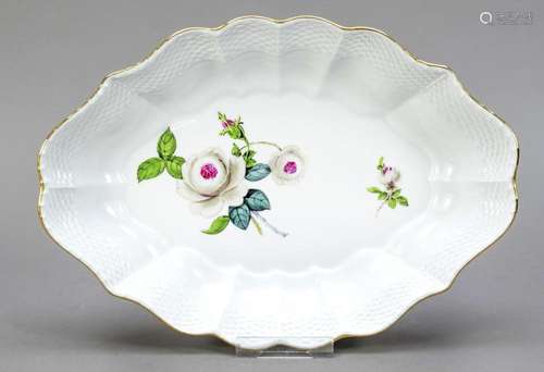 Oval bowl, Meissen, end of 20th centu