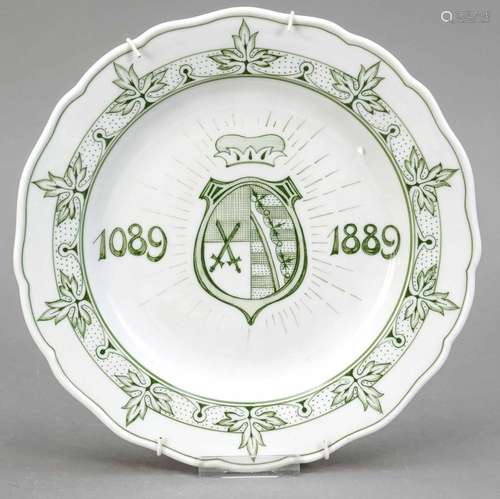 Meissen anniversary plate - 800 years