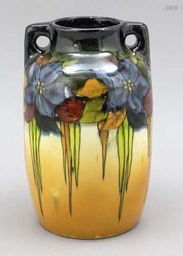 Art Nouveau vase, c. 1900, ceramic, r